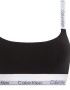 Calvin Klein 000QF7970E-UB1, Γυναικείο Αθλητικό Bralette Modern Air μες φαρδιά τιράντα, ΜΑΥΡΟ